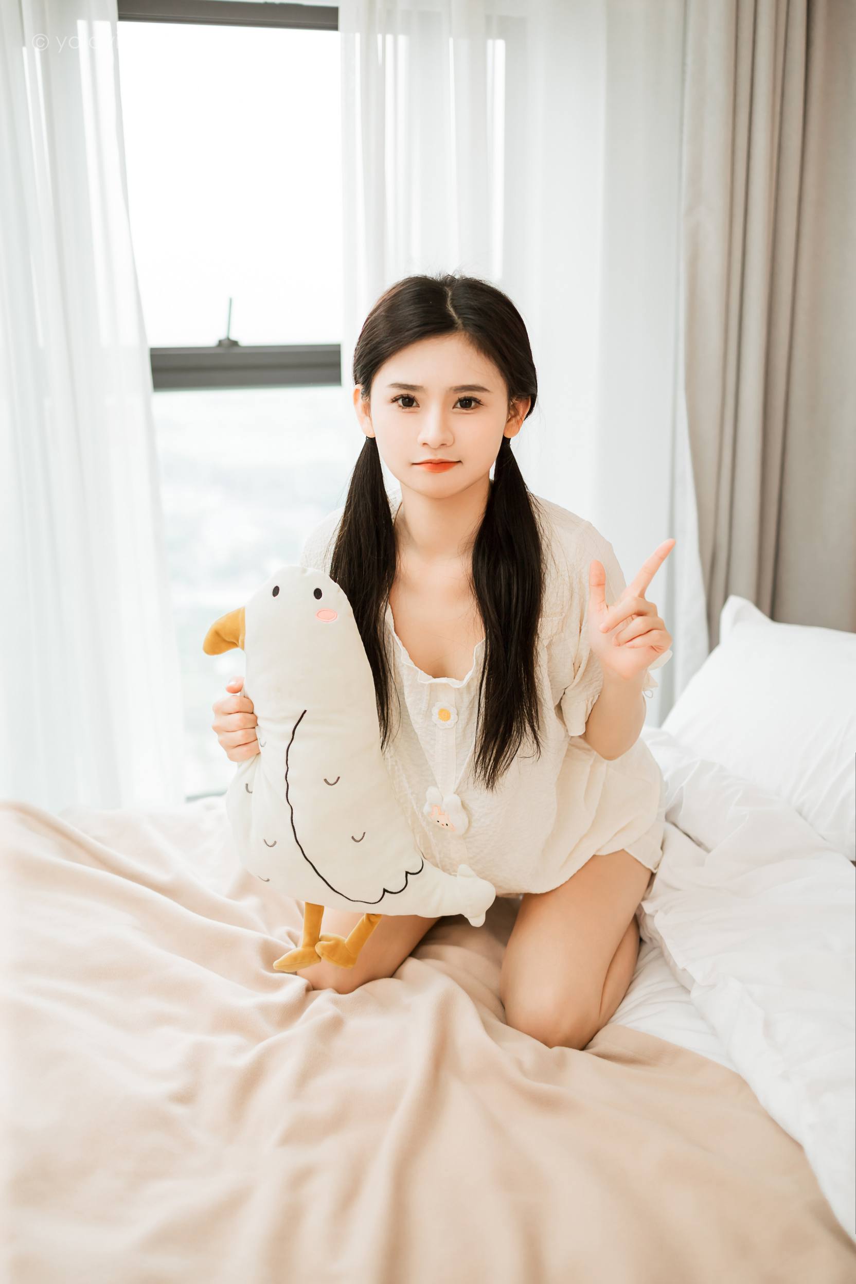 图片[3]-活泼可爱的双马尾女孩【45P】20018-花间社