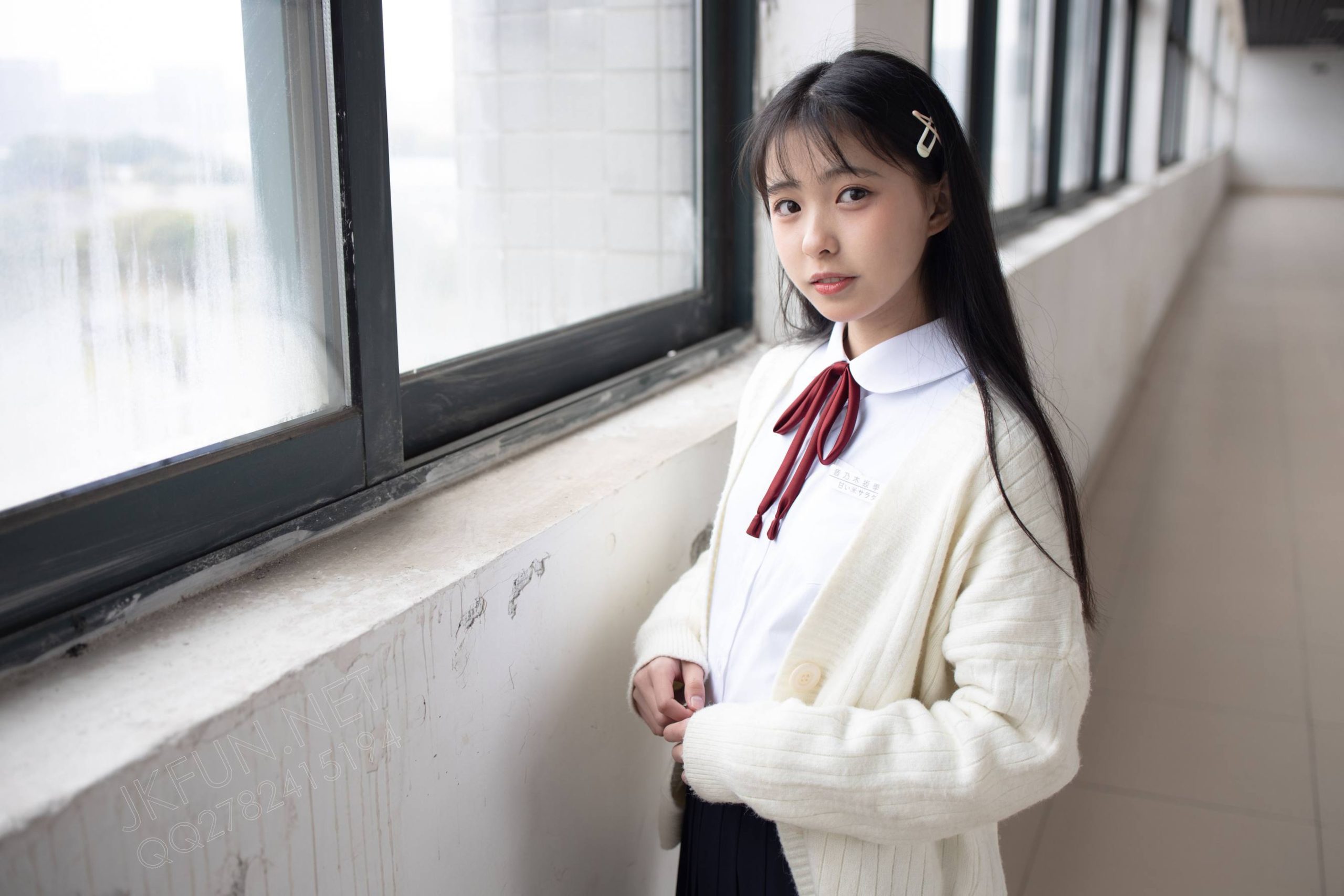 图片[2]-甜美可人的白丝姑娘【127P】20011-花间社