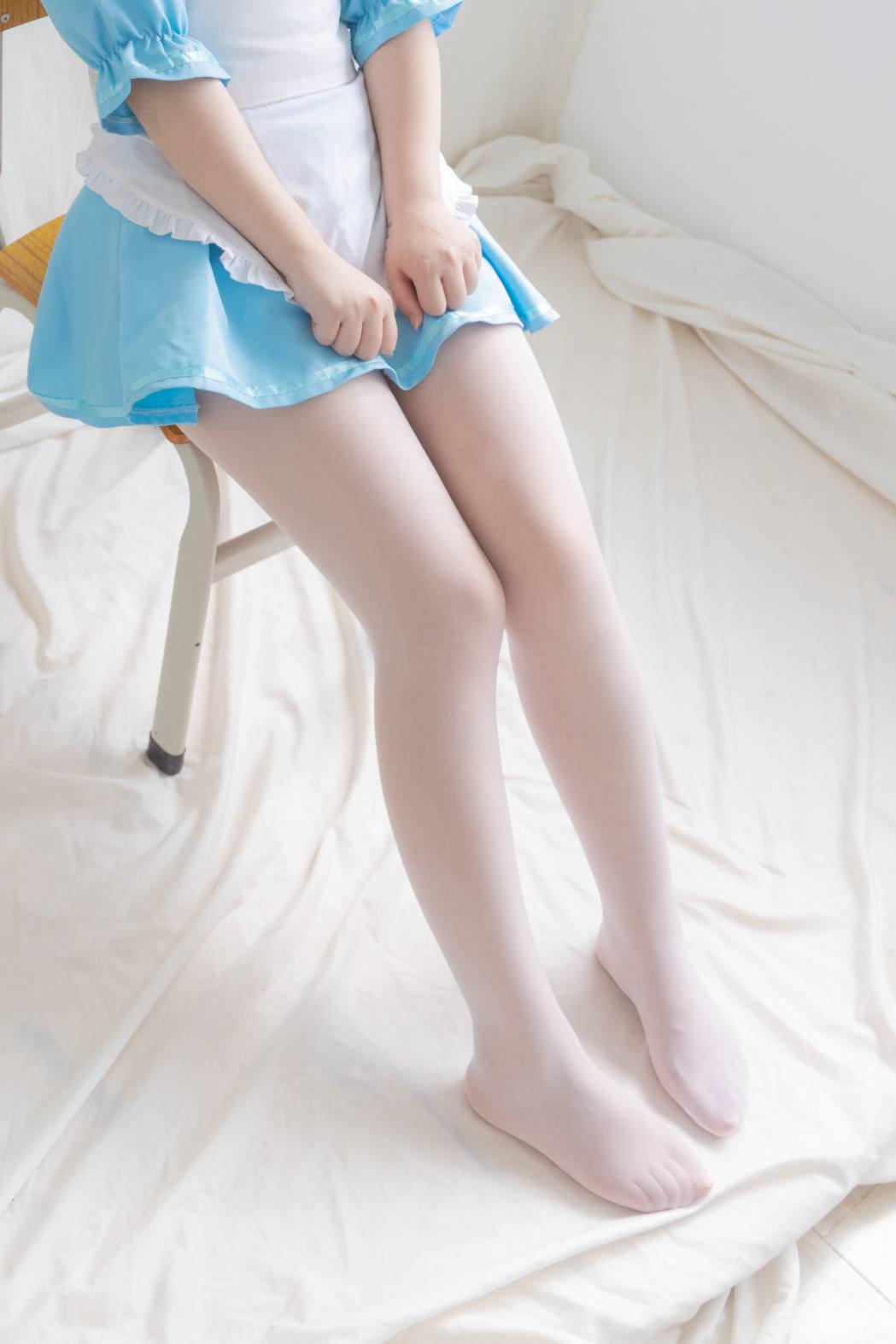 图片[5]-女仆装白丝女孩【43P】20014-花间社