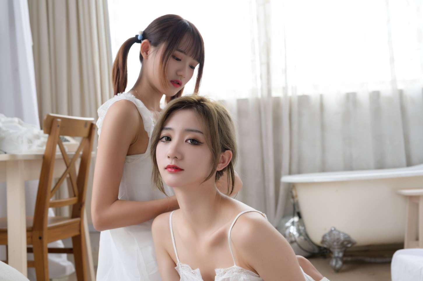 图片[4]-【免费】弹尤克里里的双马尾齐刘海女孩【35P】20024-花间社