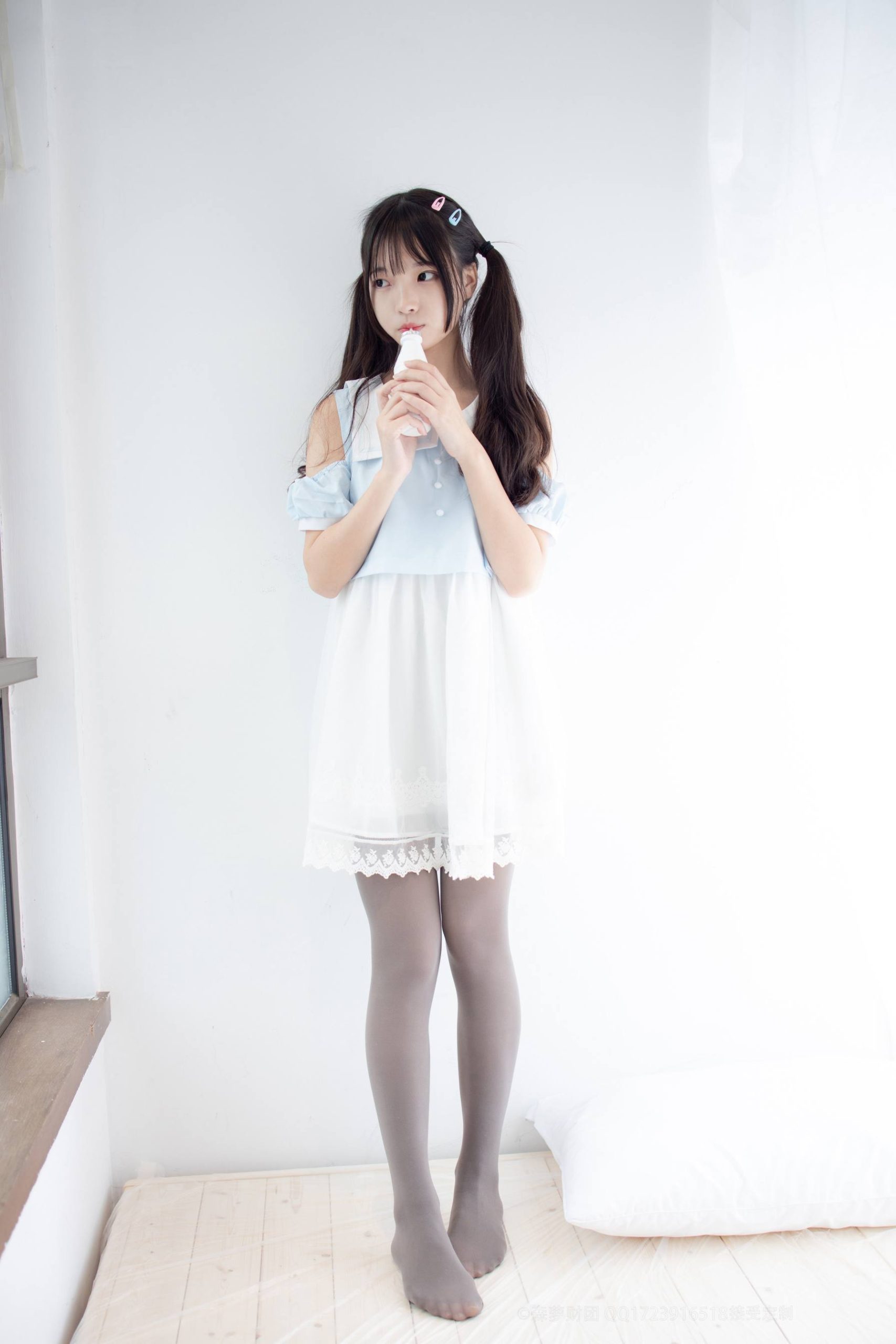 图片[6]-超级甜美的灰丝小姑娘【86P】20005-花间社