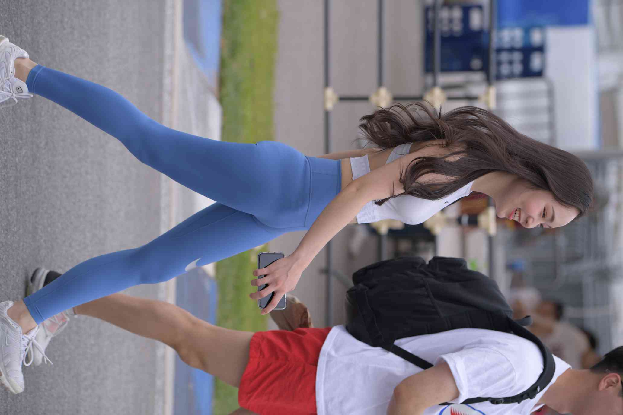 图片[4]-陪男朋友逛街的瑜伽裤女孩【74P】04034-花间社