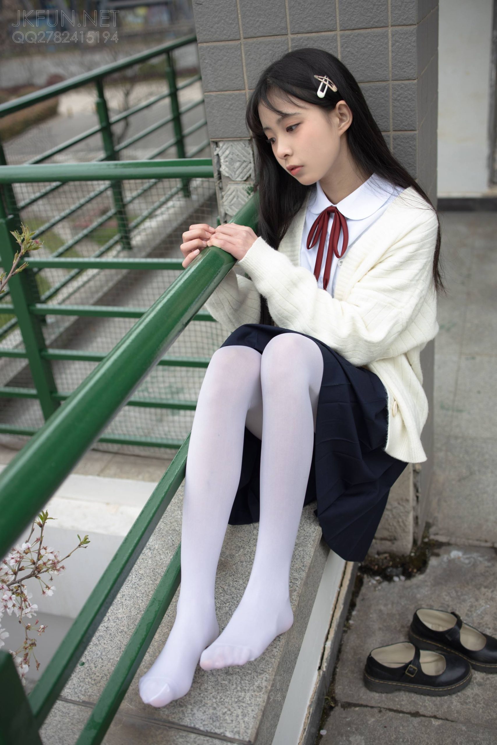 图片[5]-甜美可人的白丝姑娘【127P】20011-花间社