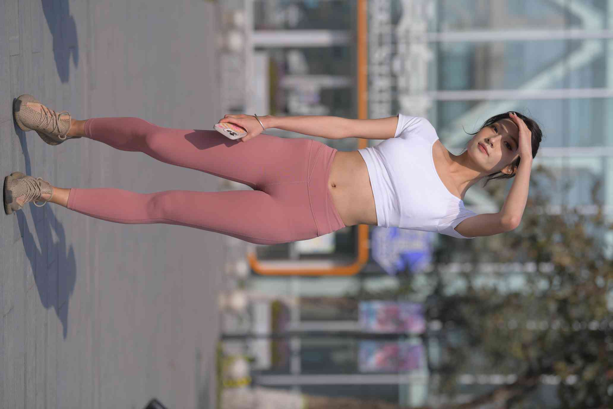 图片[4]-很漂亮的瑜伽裤女孩【419P】04013-花间社