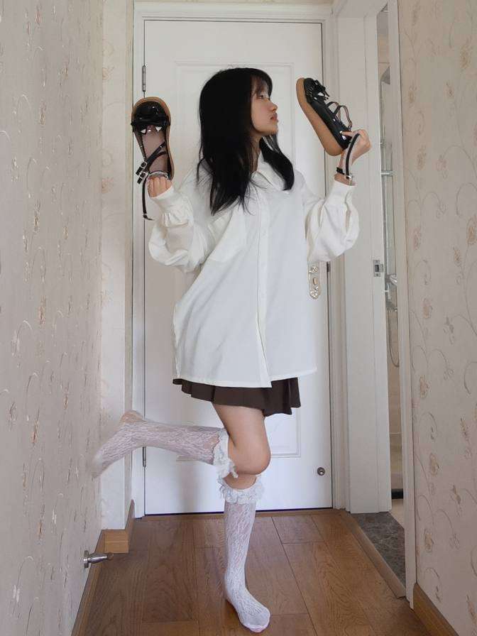 图片[3]-百褶裙可爱又大方的小姑娘【122P】20002-花间社