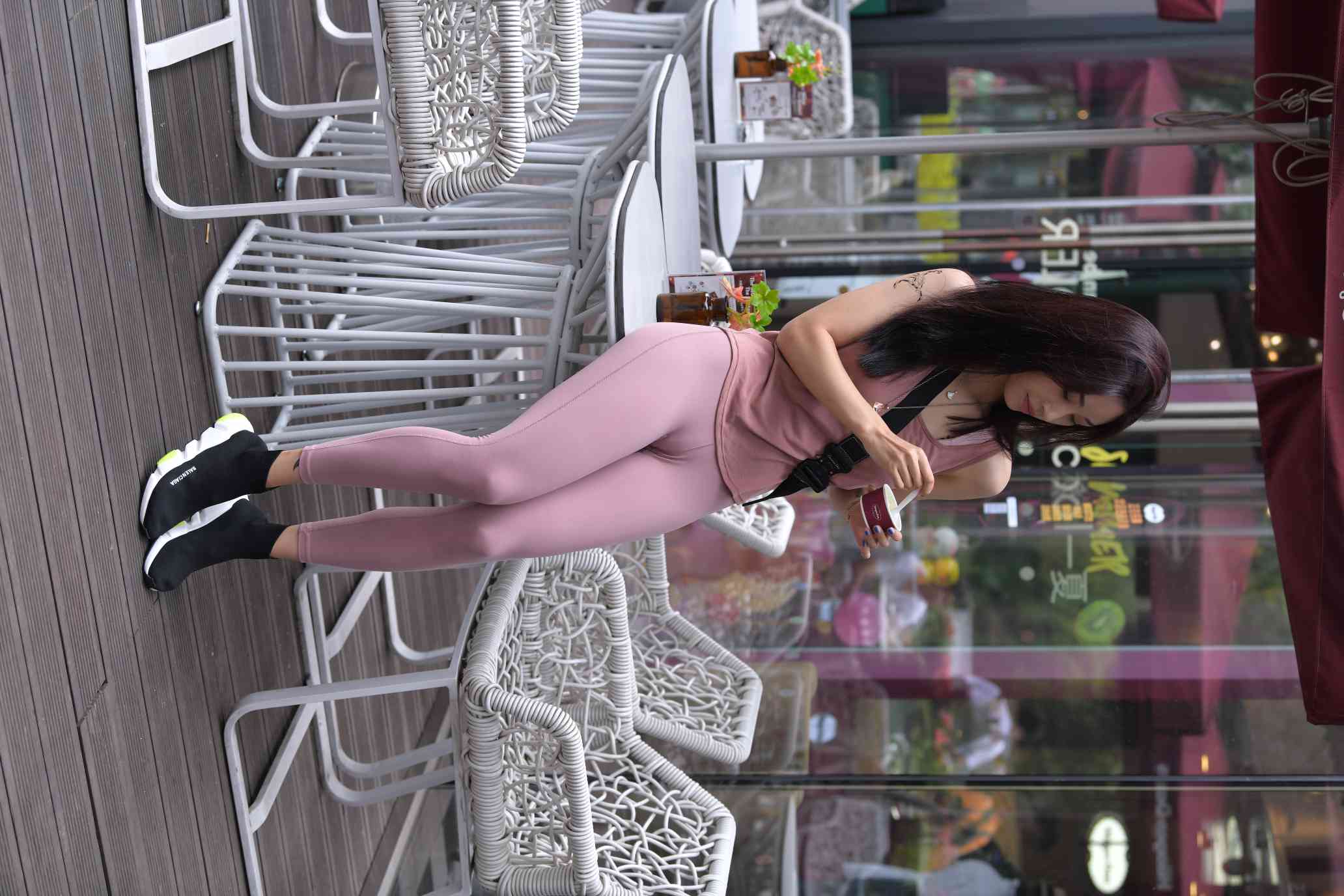 图片[4]-特别哇塞的瑜伽裤女人【217P】04018-花间社