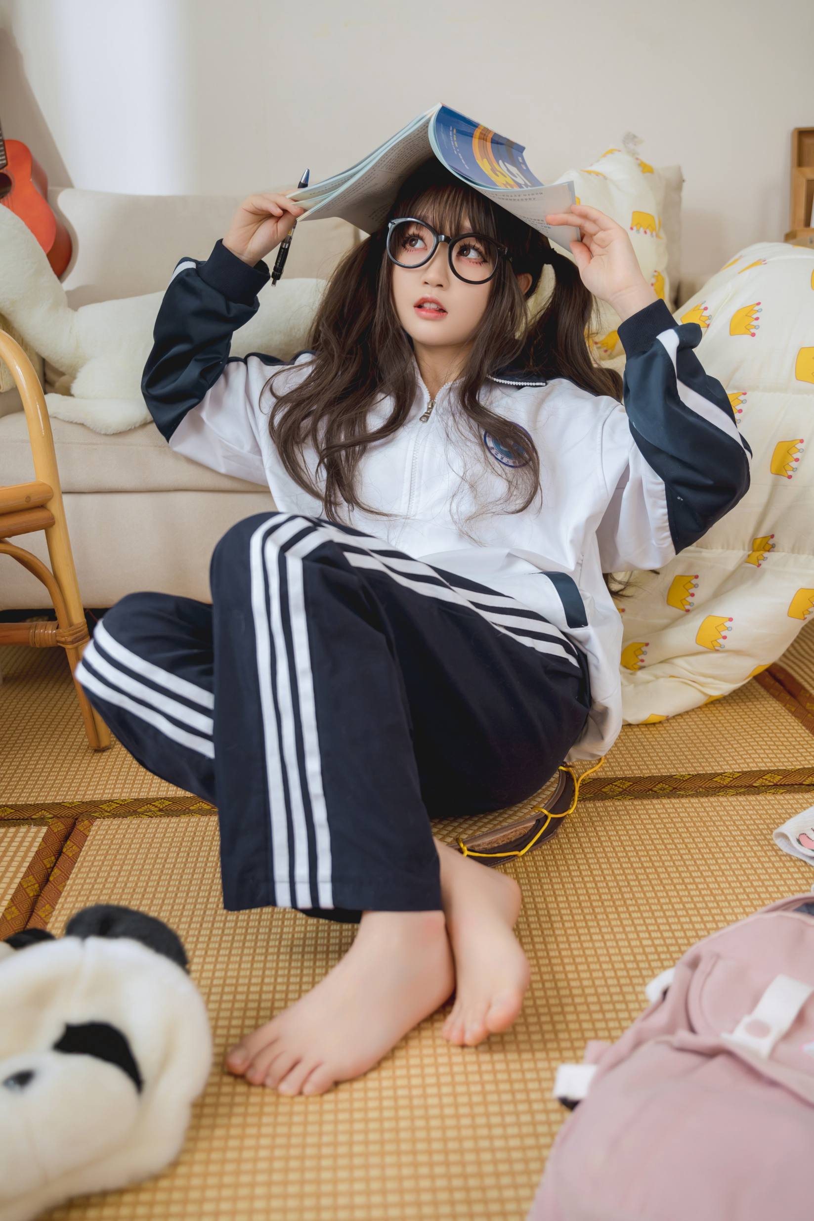 图片[5]-穿校服的双马尾女孩【64P】20010-花间社