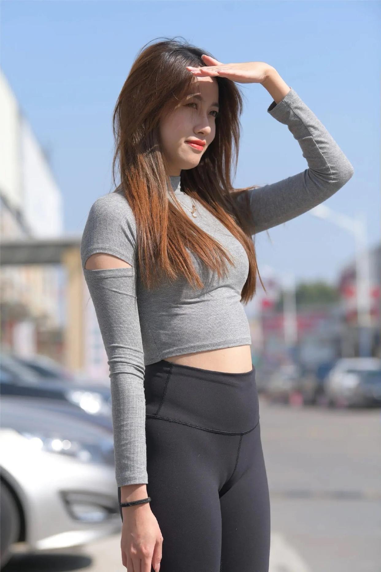 图片[2]-黑色瑜伽裤女孩 J1453 560P1V-20.7GB-花间社