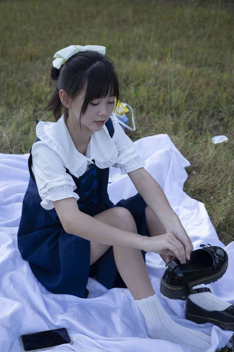 图片[4]-非常甜美的牛仔裙女孩【226P】20021-花间社