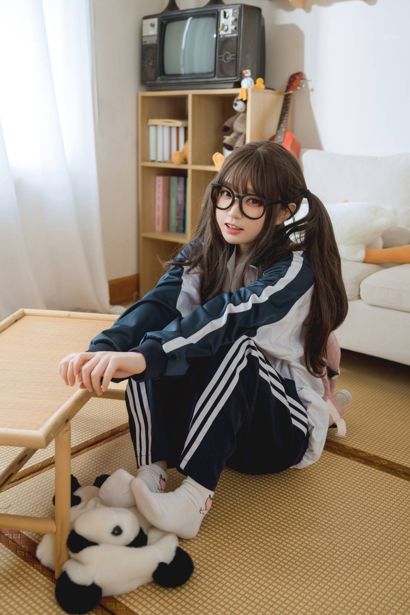 图片[2]-穿校服的双马尾女孩【64P】20010-花间社