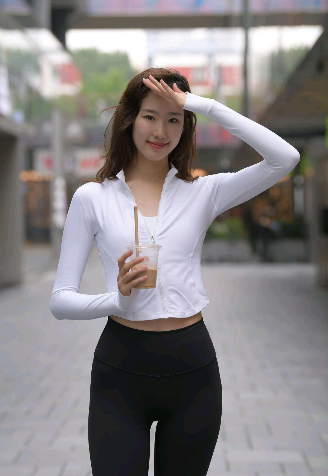 图片[4]-像刘亦菲的黑色瑜伽裤女孩J2237 340P1V-14.8GB-花间社