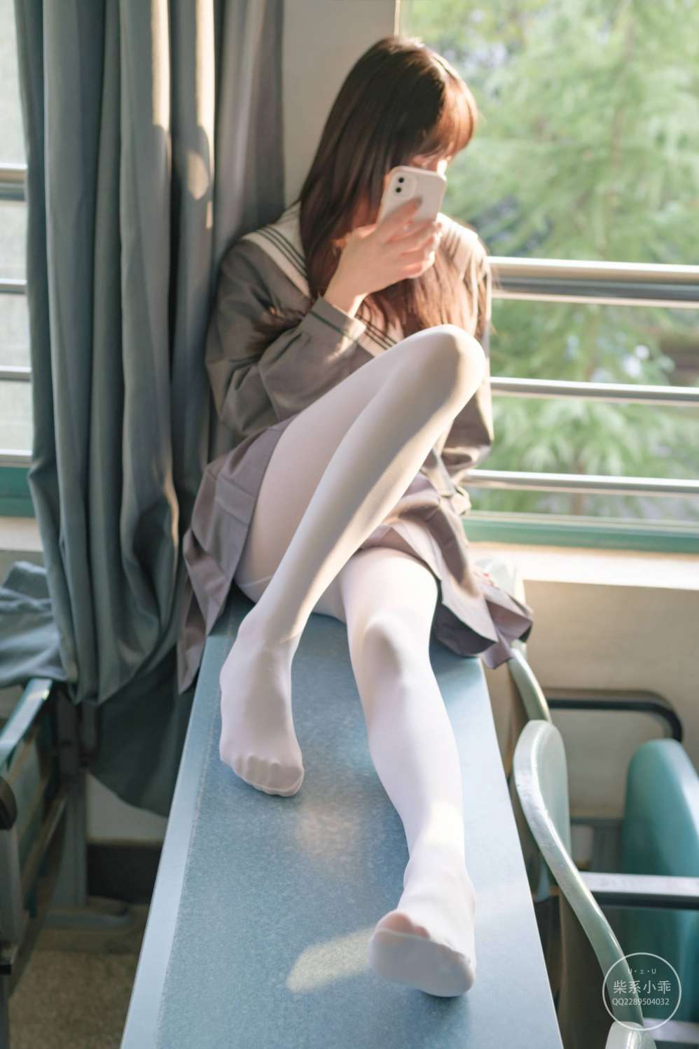 图片[6]-白丝清纯少女真的太可爱了【60P】20001-花间社