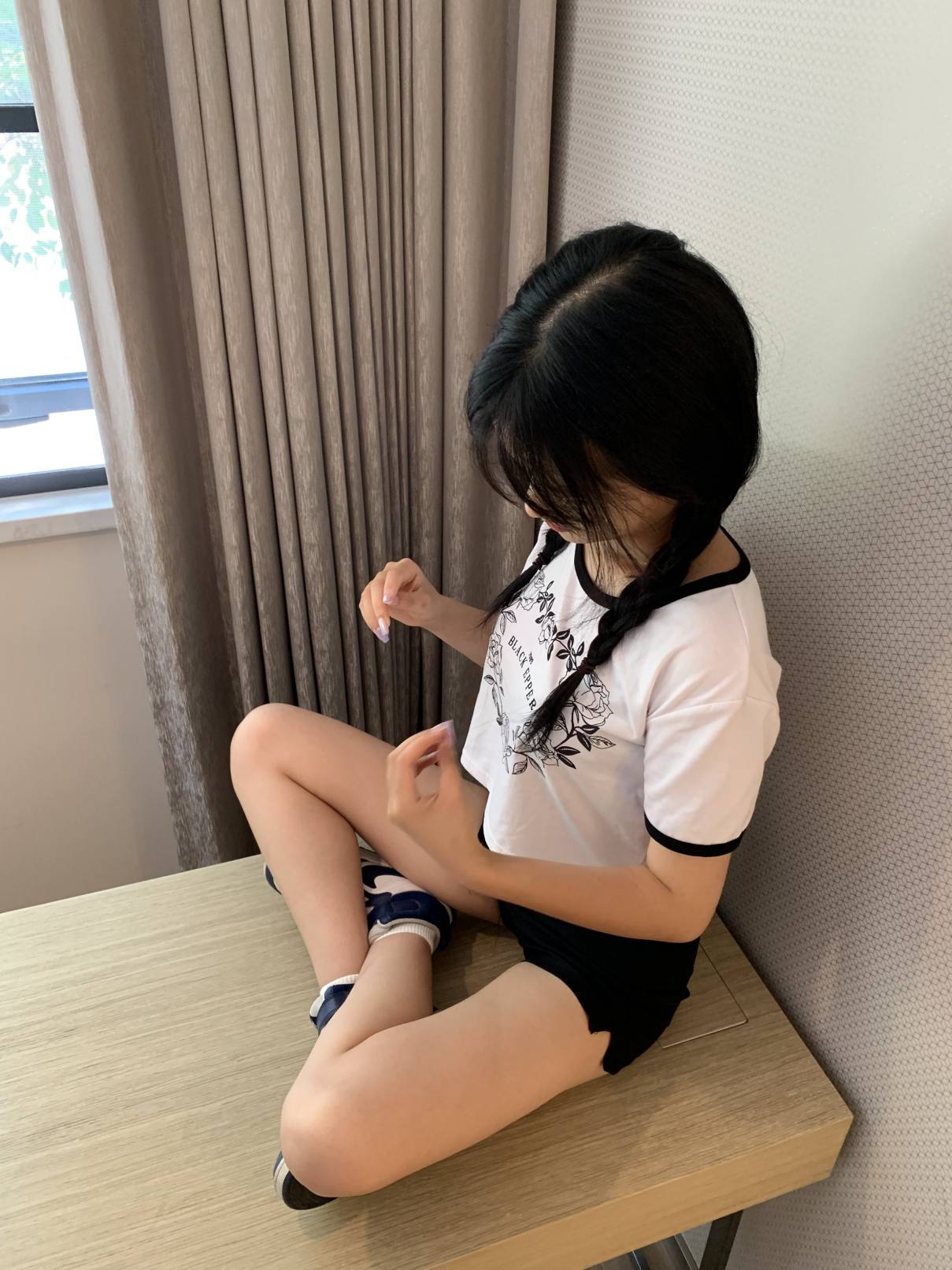 图片[4]-调皮的白袜女孩【149P】20017-花间社