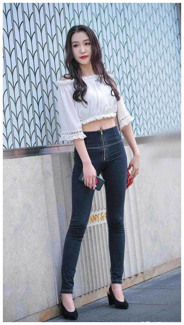 图片[3]-紧身牛仔裤卷发姑娘 J1726 103P-2.28GB-花间社