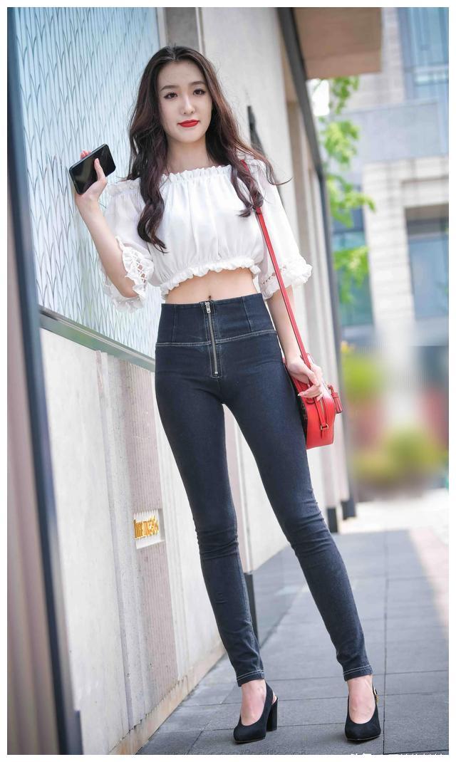 图片[4]-紧身牛仔裤卷发姑娘 J1726 103P-2.28GB-花间社