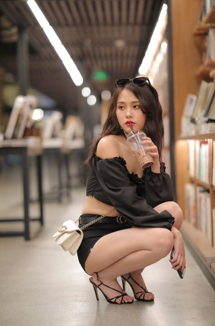 图片[7]-书店里的黑裙辣妹！ 氛围感直接美出圈-J1364 -14.0GB【289P】-花间社