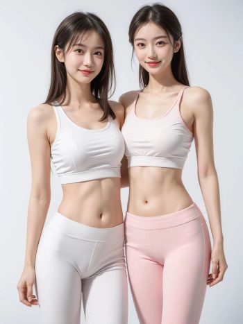 图片[18]-AI瑜伽裤清纯妹子系列图-花间社