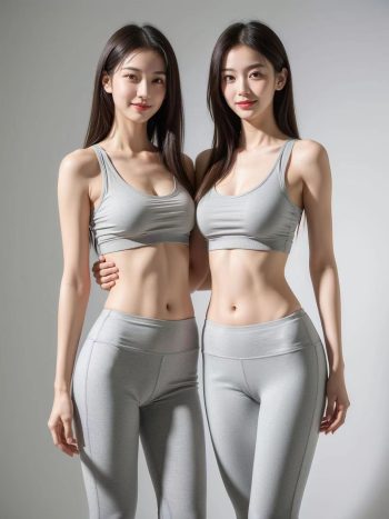 图片[9]-AI瑜伽裤清纯妹子系列图-花间社