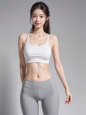 图片[10]-AI瑜伽裤清纯妹子系列图-花间社