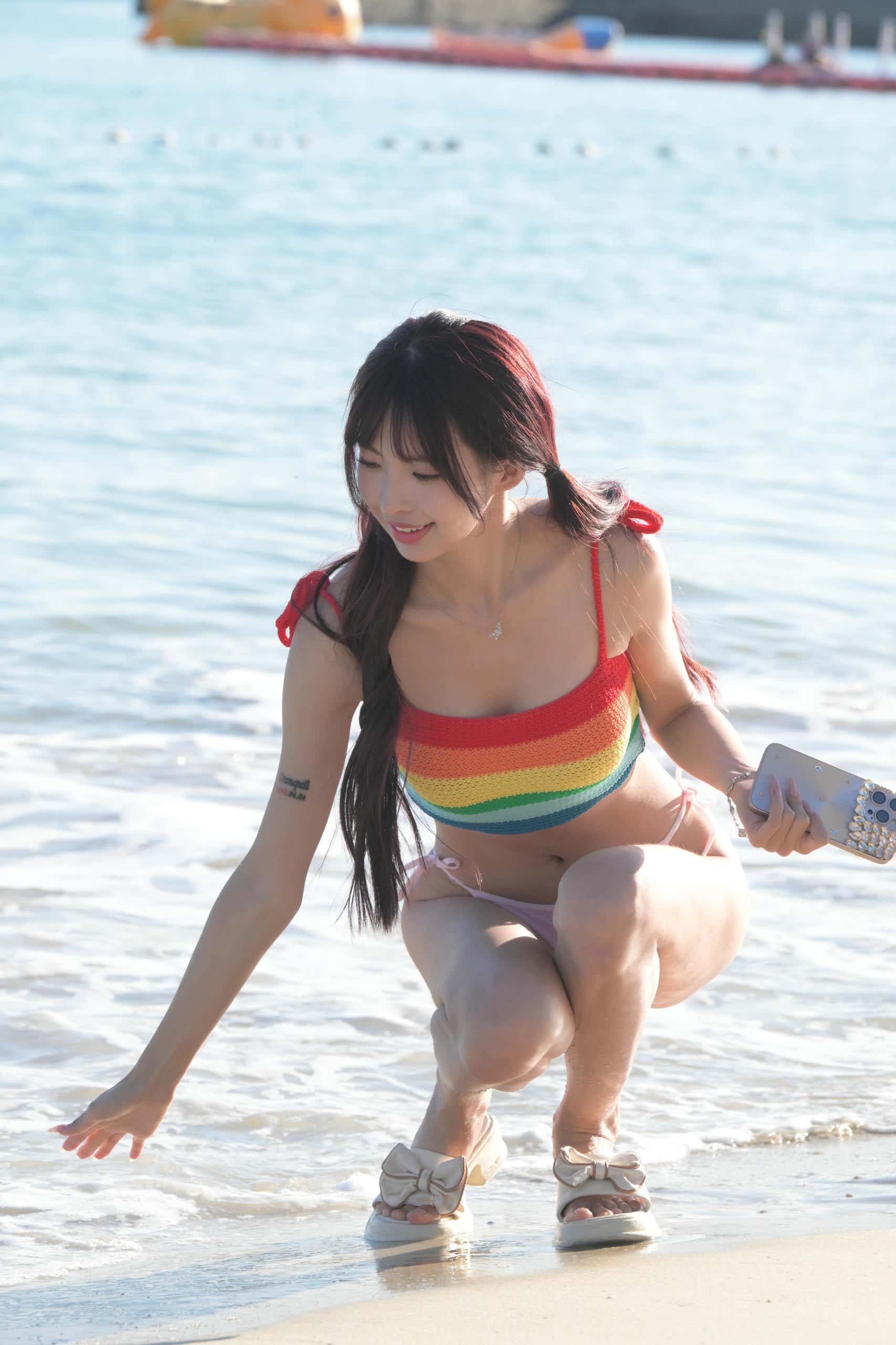 图片[2]-草莓味的泳装姑娘-J8270【1876P】-花间社