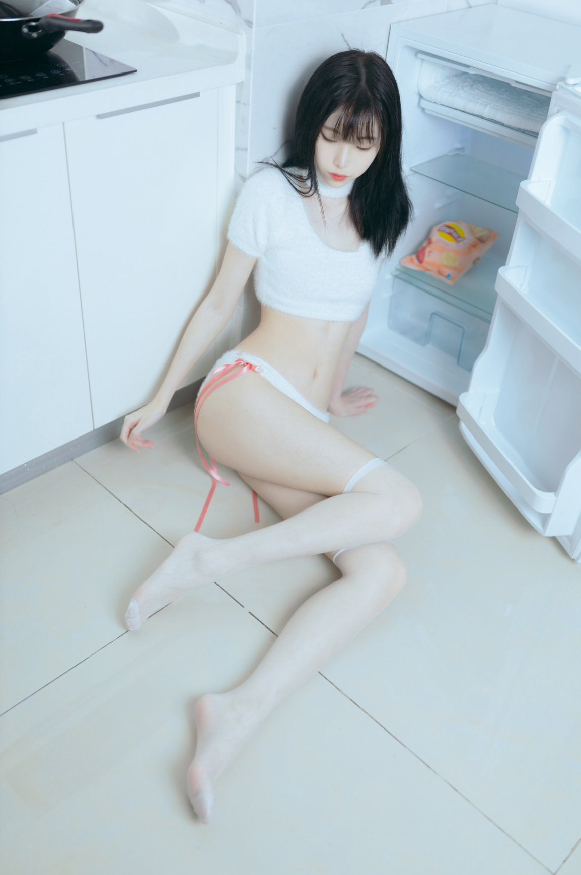 图片[2]-纯欲清纯白毛衣小姐姐 -P2009 【40P】-花间社