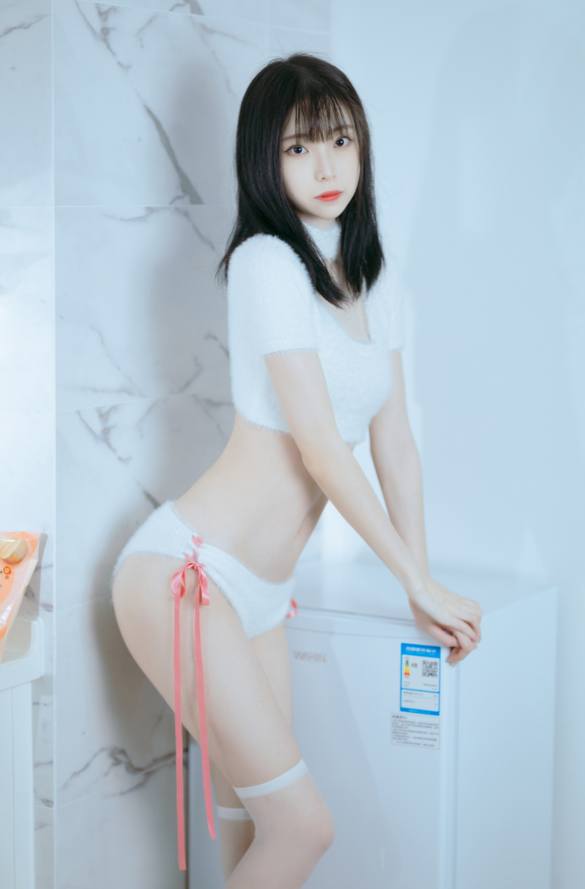 图片[4]-纯欲清纯白毛衣小姐姐 -P2009 【40P】-花间社