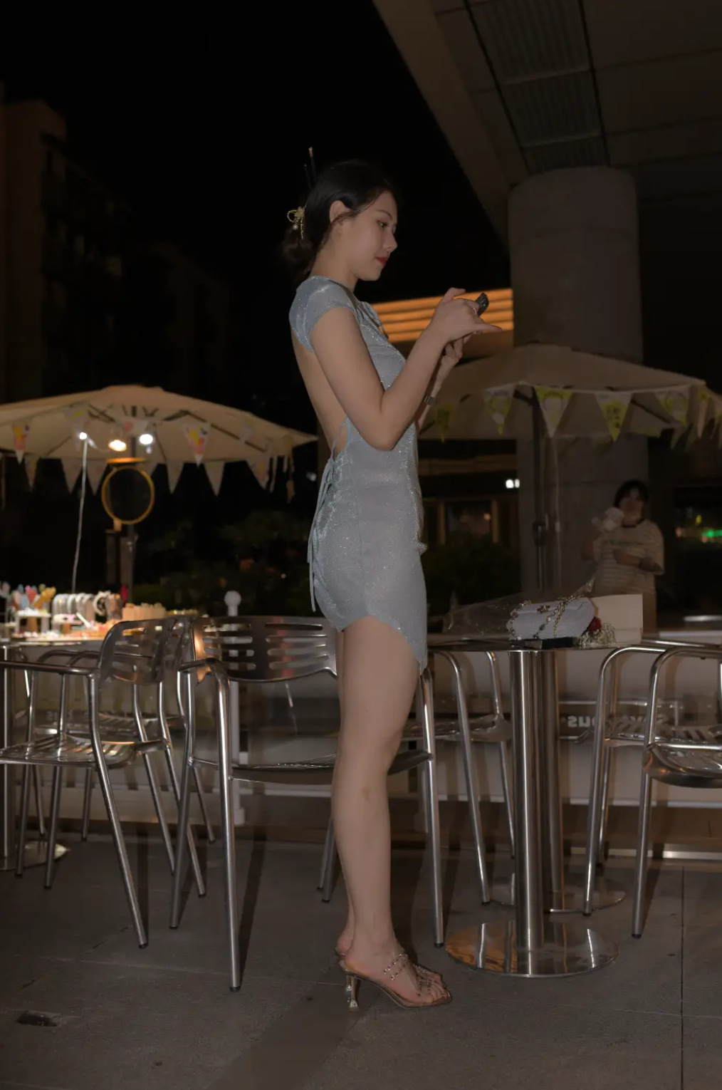 图片[4]-夜拍短裙美腿 -14002【466P】-花间社