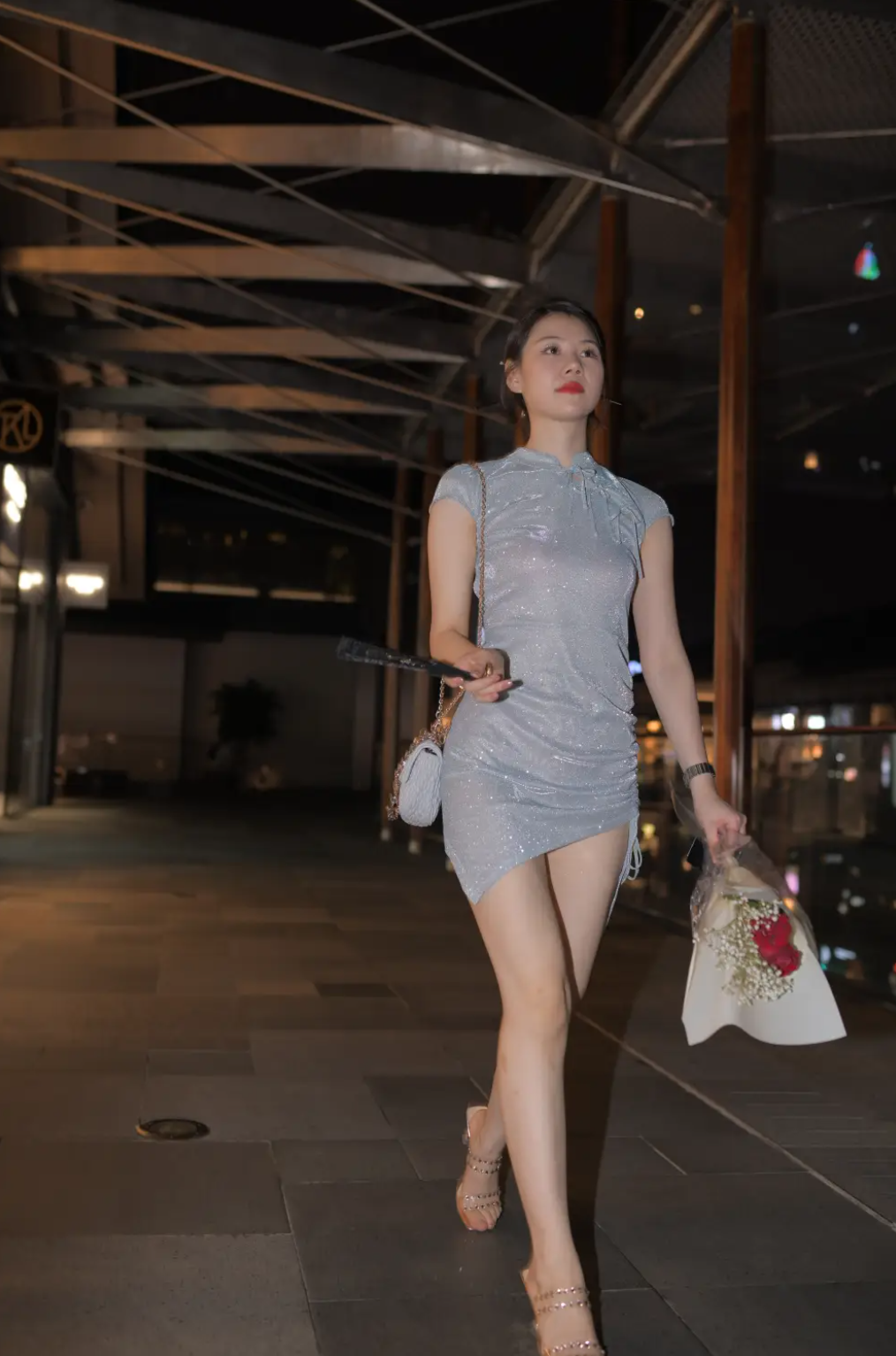 图片[5]-夜拍短裙美腿 -14002【466P】-花间社