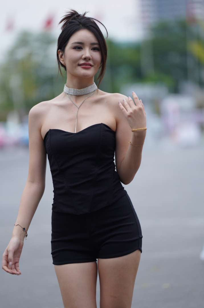 图片[3]-黑色裙装女神 – J9514【118P-1.67GB]】-花间社