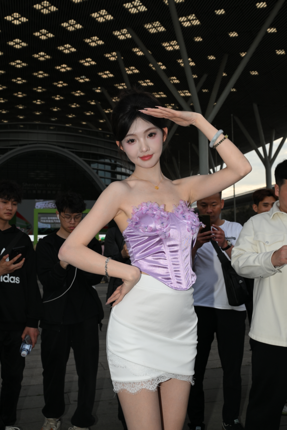 图片[1]-青春粉白搭配 -J8757【81P-1.52GB】-花间社