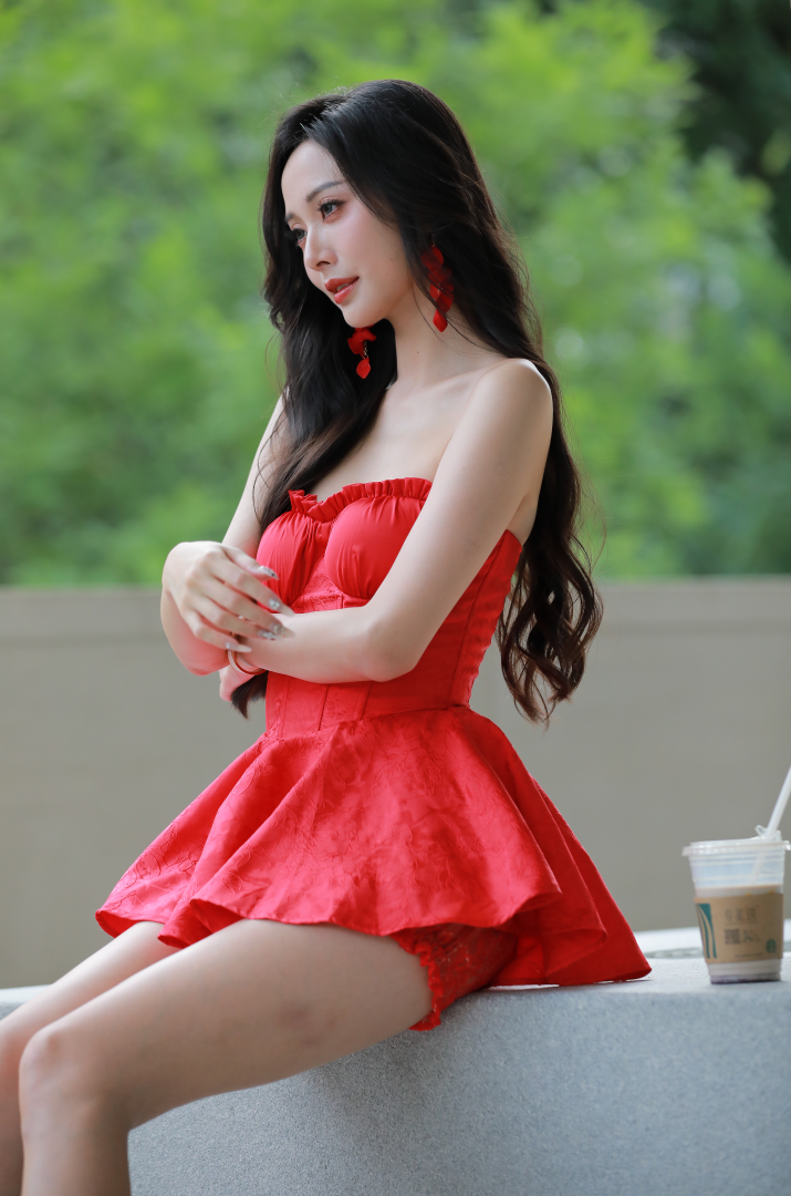 图片[3]-红裙长腿高跟美女 -J9674【326P-3.86GB】-花间社