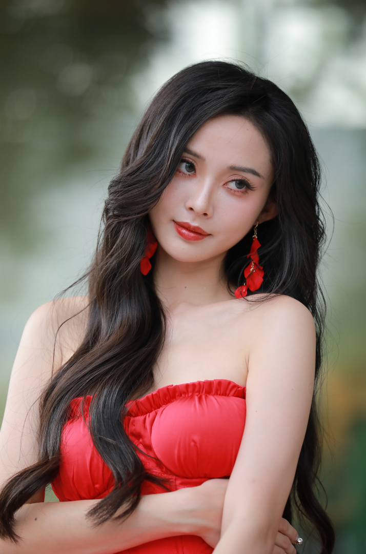 图片[2]-红裙长腿高跟美女 -J9674【326P-3.86GB】-花间社