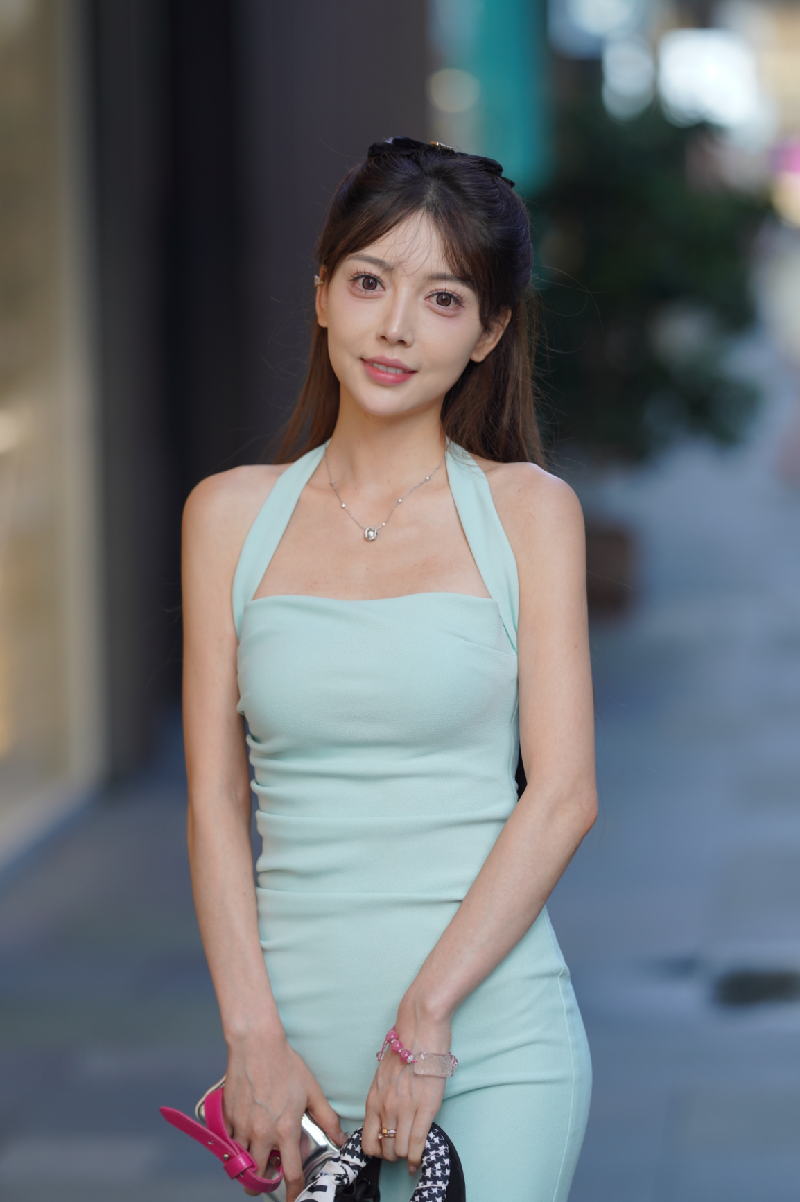 图片[3]-甜美吊带长裙 – J9693【176P-2.27GB】-花间社