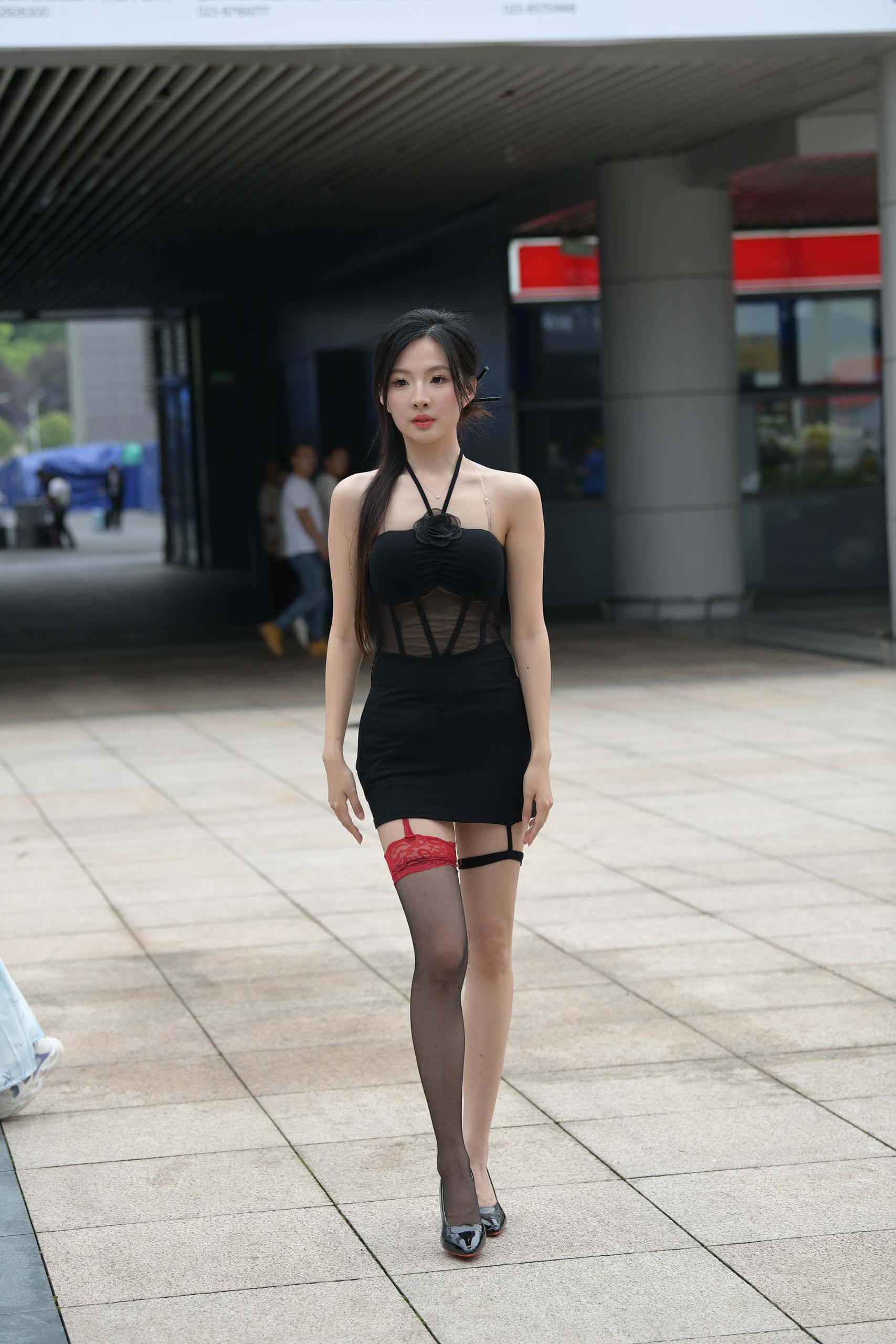 图片[1]-时尚吊带裙 -P3052【164P】-花间社