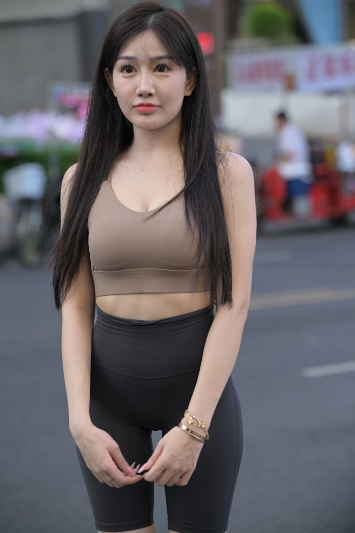 图片[2]-黑色瑜伽五分裤 – J9643【188P-4.23GB】-花间社