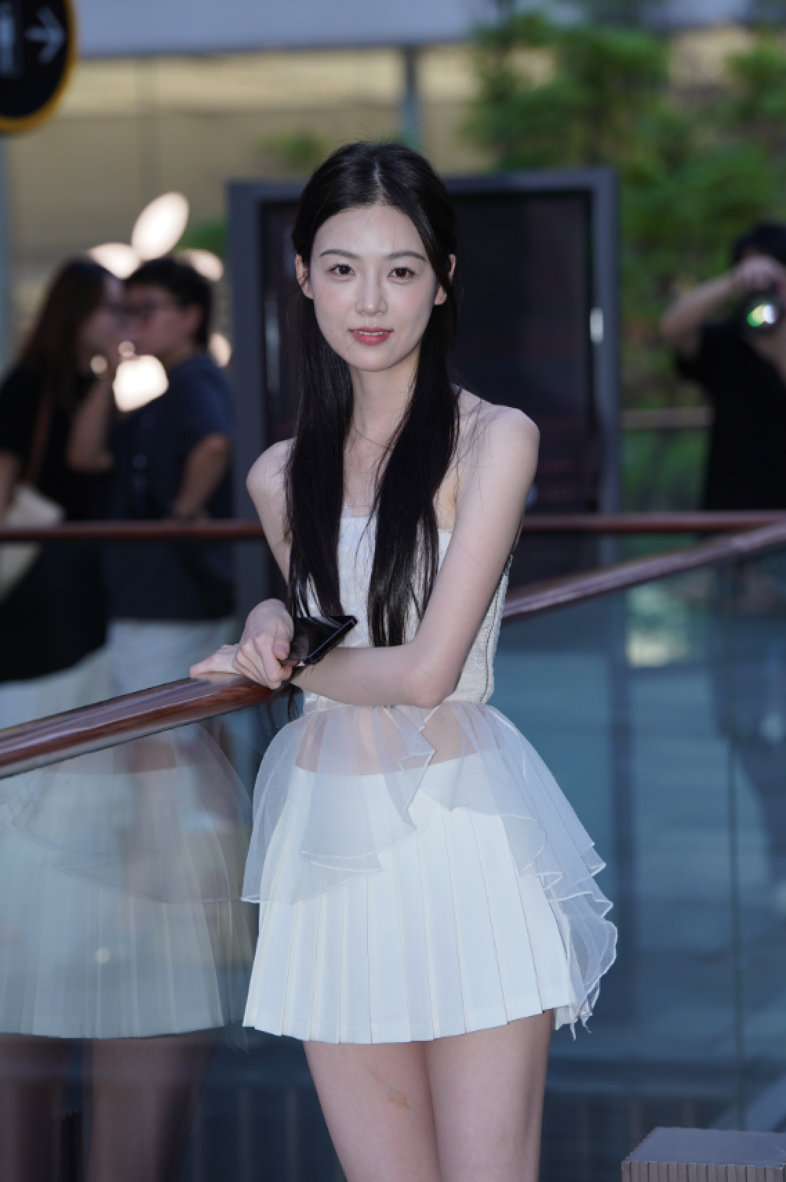 图片[1]-甜美白色套装裙 -J8374【112P-1.72GB】-花间社