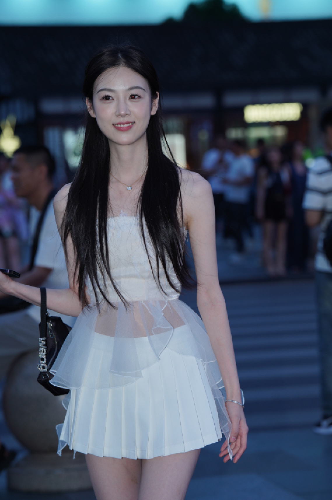 图片[3]-甜美白色套装裙 -J8374【112P-1.72GB】-花间社