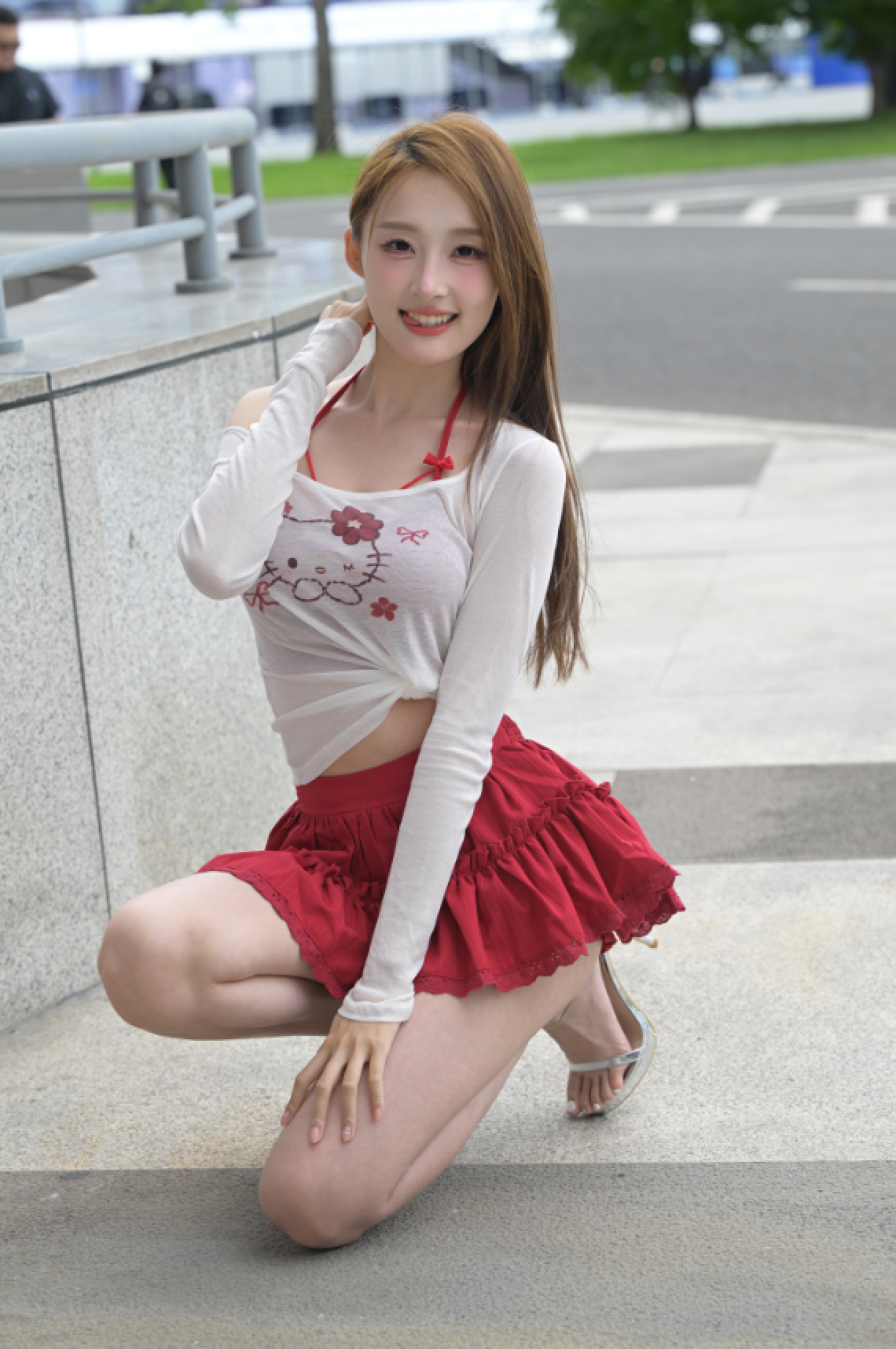 图片[1]-红裙甜妹小桂圆 – J9890【157P-3.24GB】-花间社