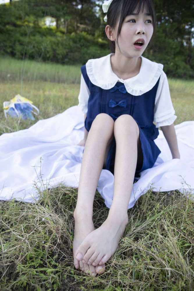 非常甜美的牛仔裙女孩【226P】20021-花间社