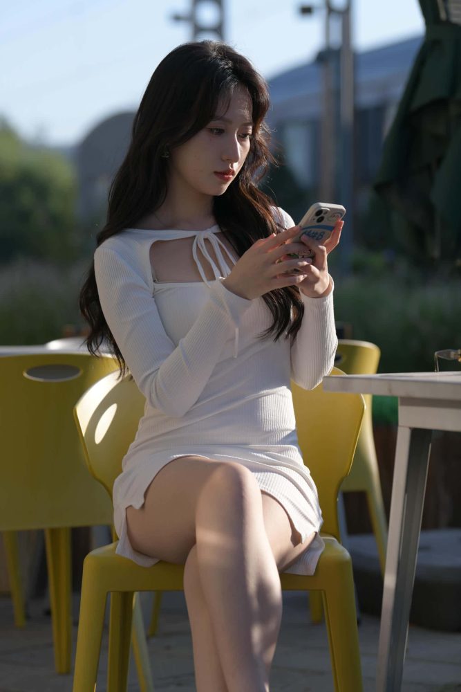 好仙的白裙姑娘 -J8290【637P】-花间社