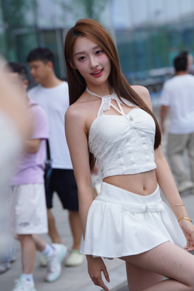 百褶裙美腿小桂圆 - J9891【87P-1.32GB】-花间社