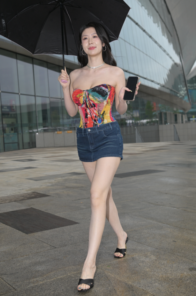 雨后牛仔短裤 -J10039【118P-2.53GB】-花间社